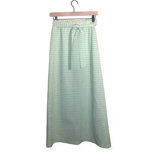 VNTG 70s mod belted maxi skirt